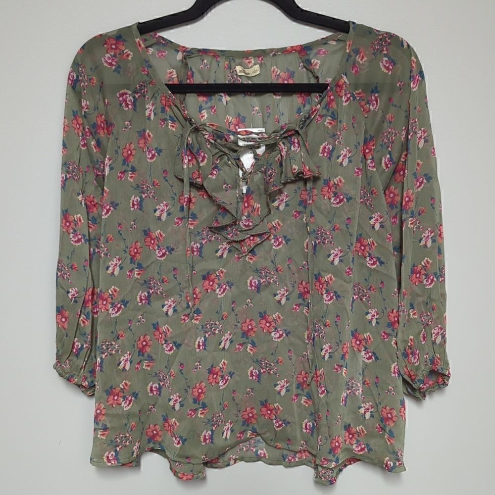 NWT Hollister Floral Blouse